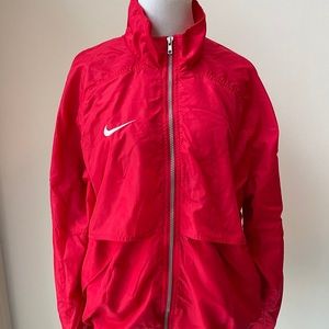 Red Nike Windbreaker